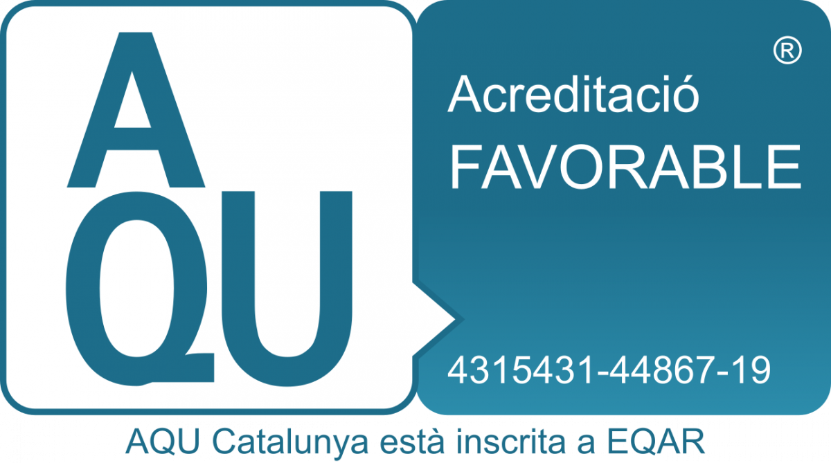Segell AQU Màster Universitari en Gestió d'Organitzacions i Projectes Esportius (Sports Management)
