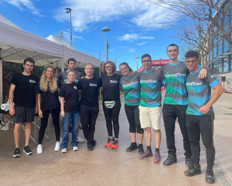 Estudiants del grau en Fisioteràpia de Blanquerna van realitzar el servei de fisioteràpia de la Montaltrail 2023