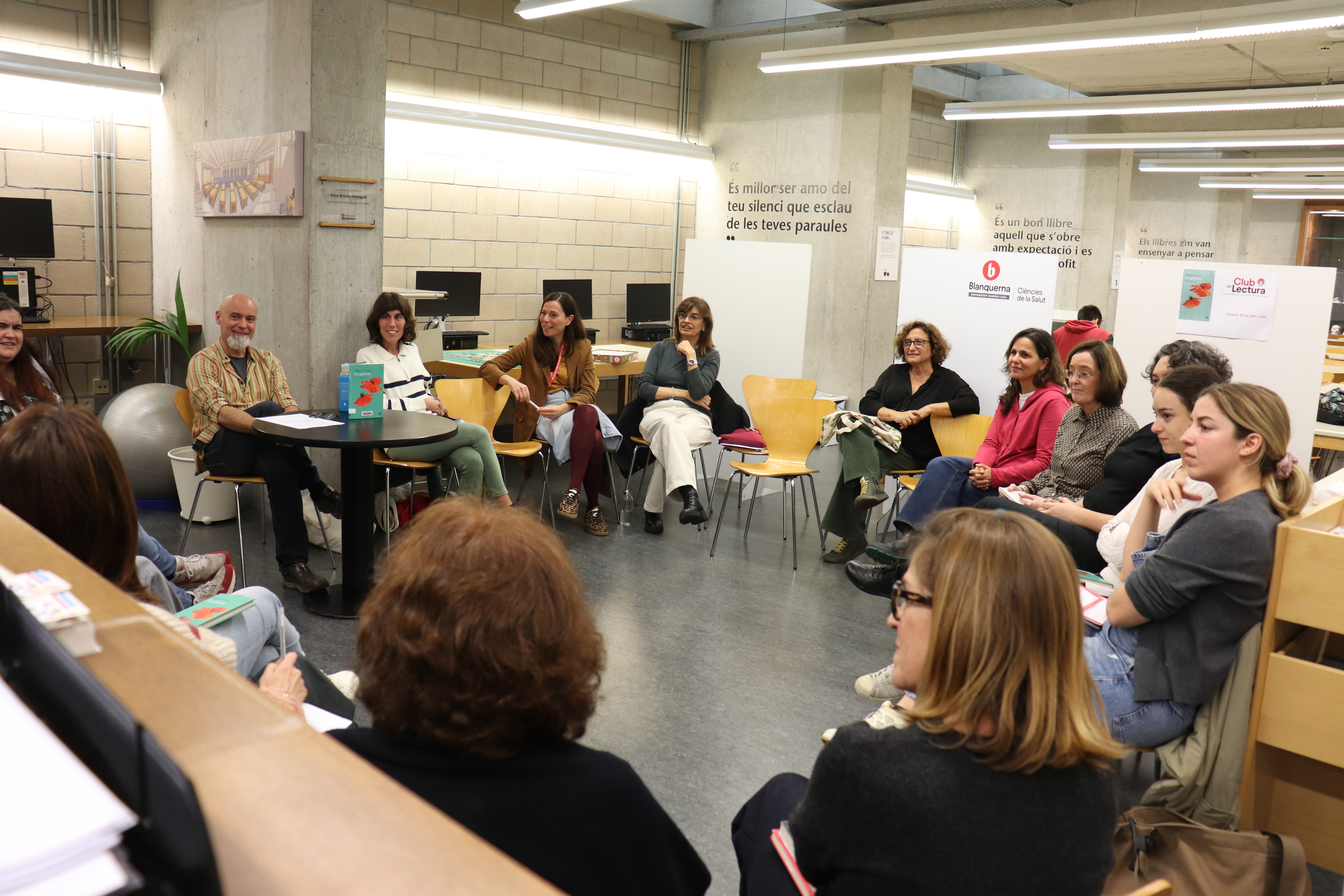 El club de lectura durant la primera trobada