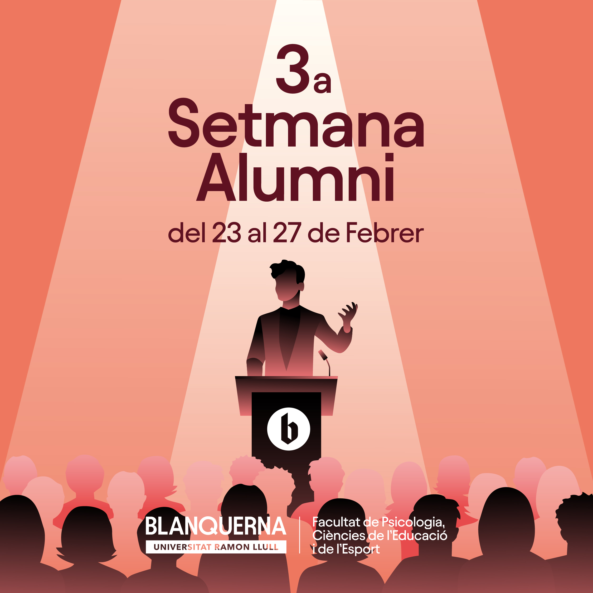 Alumni parlant en atril creativitat 3a setmana alumni