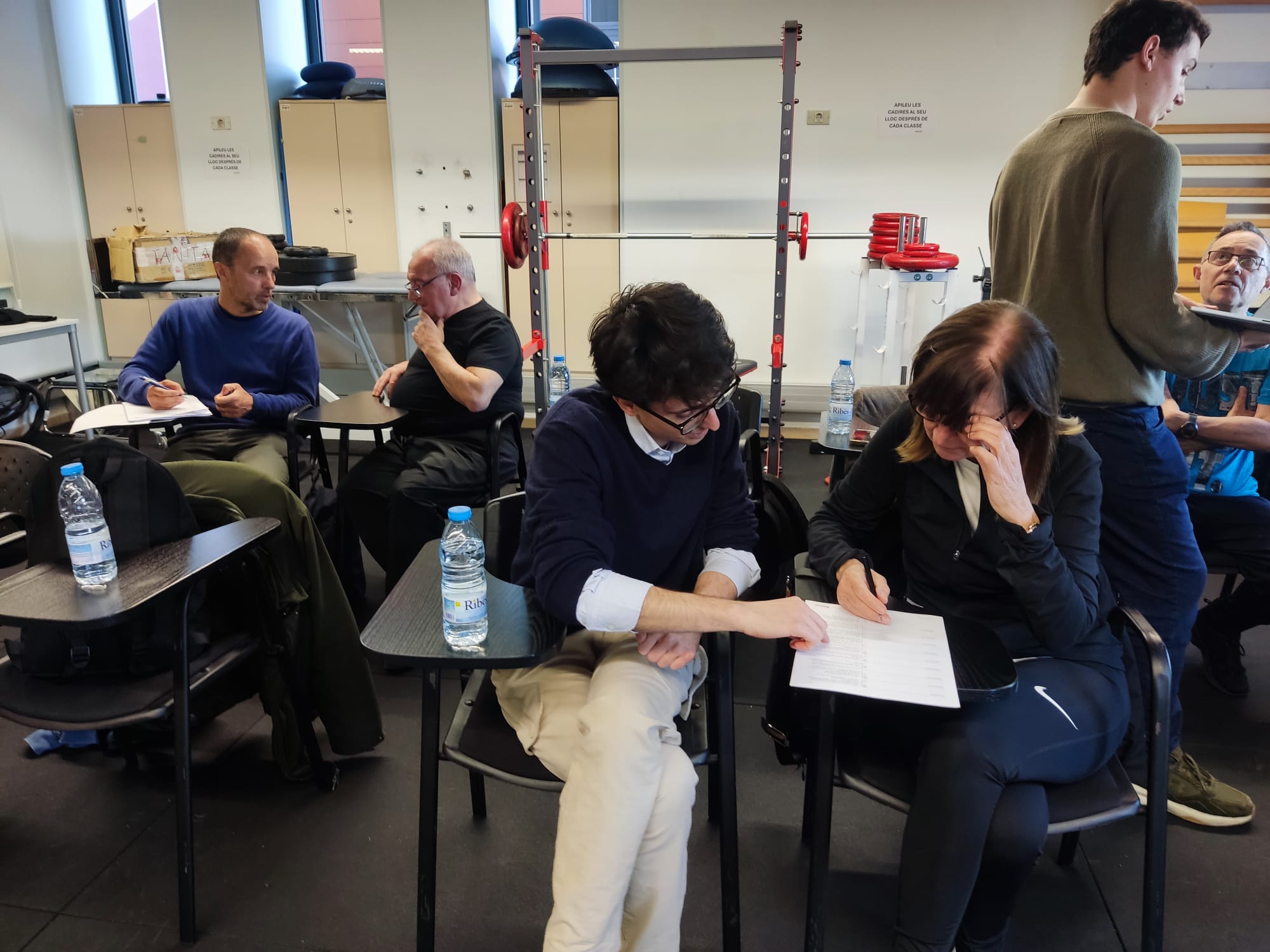 L'alumnat durant la classe