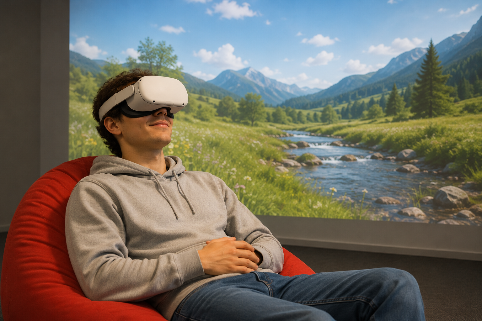 Realitat virtual entorn descans