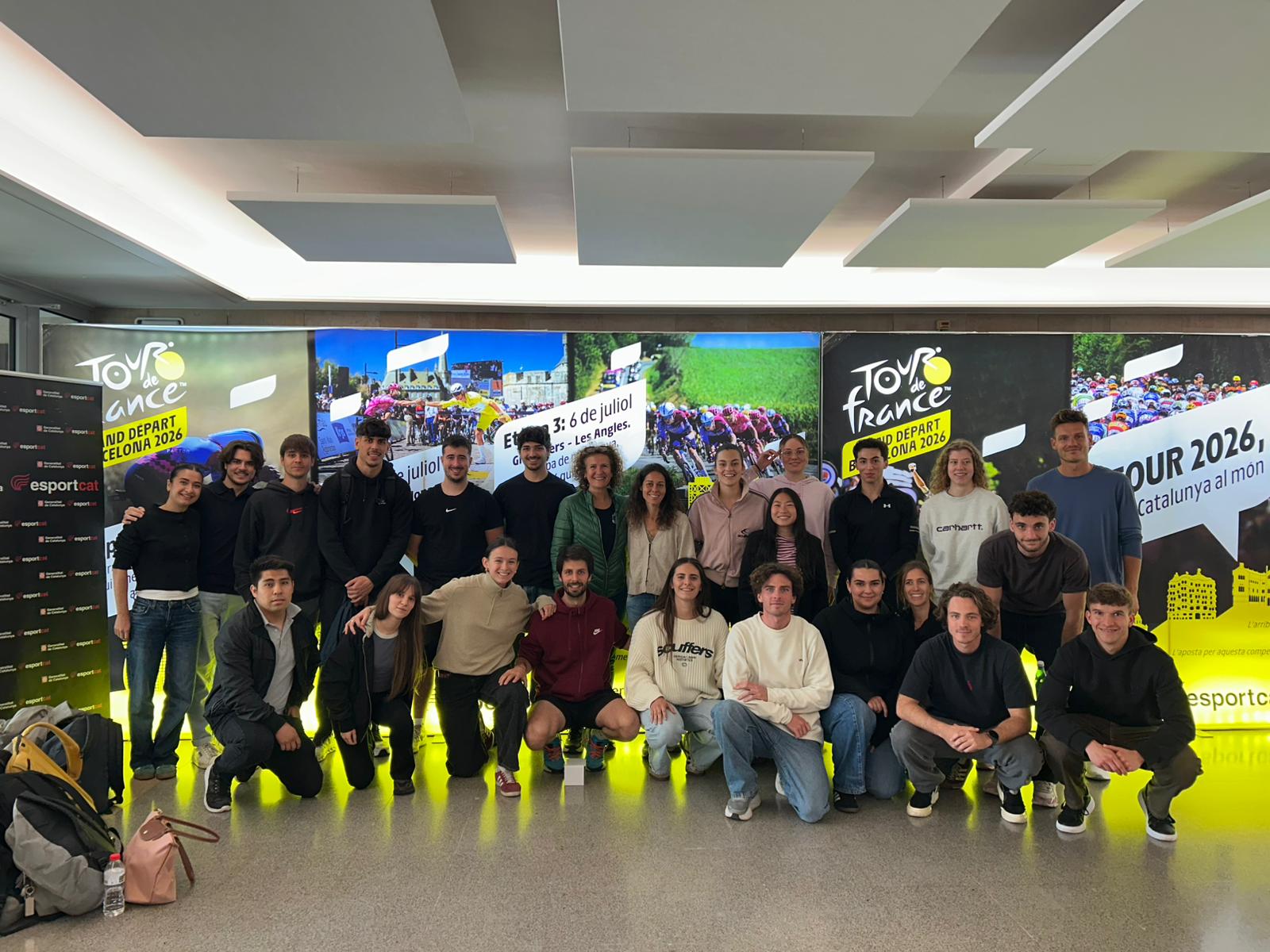 Tot el grup que va anar a la residencia blume