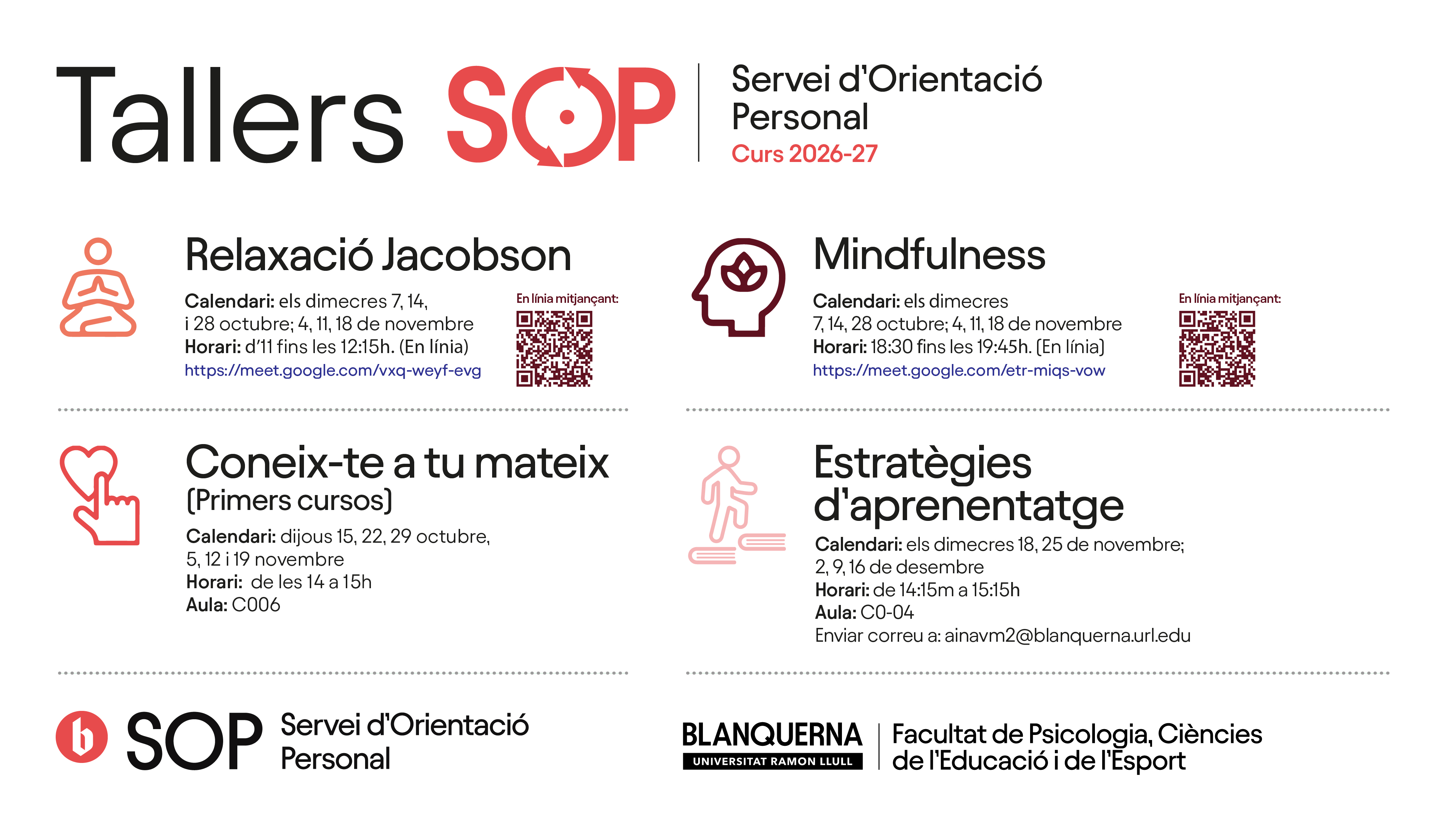 tallers sop 2026