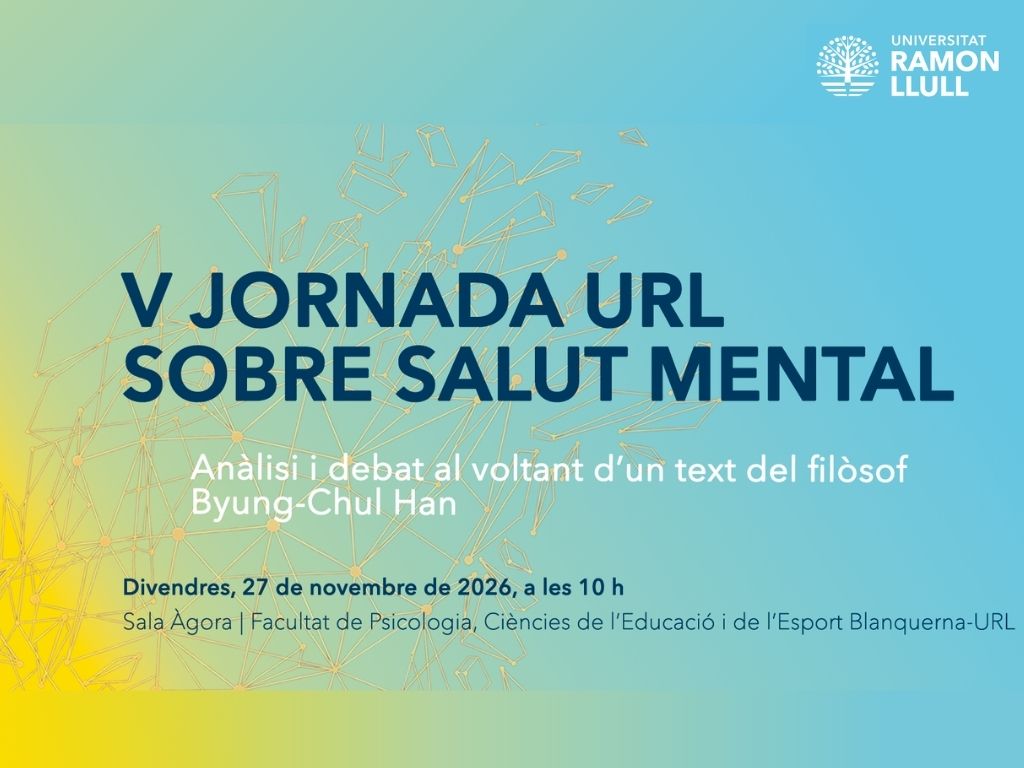 Cartell de la V jornada URL sobre salut mental
