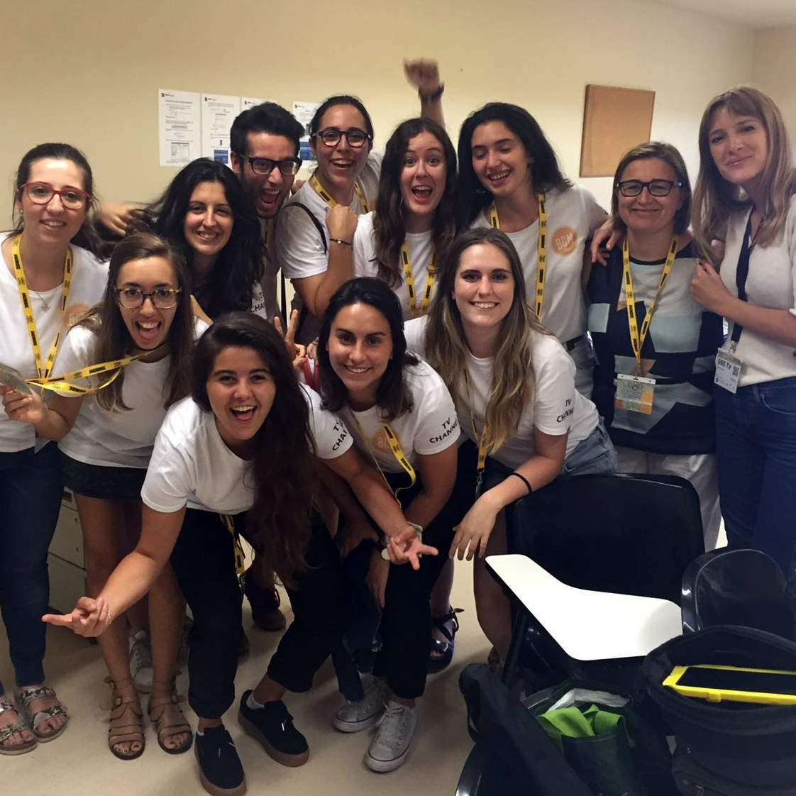 Estudiantes de Audiovisuales y Periodismo, en la 080 Barcelona Fashion