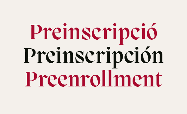 Preinscripción abierta en Blanquerna-URL