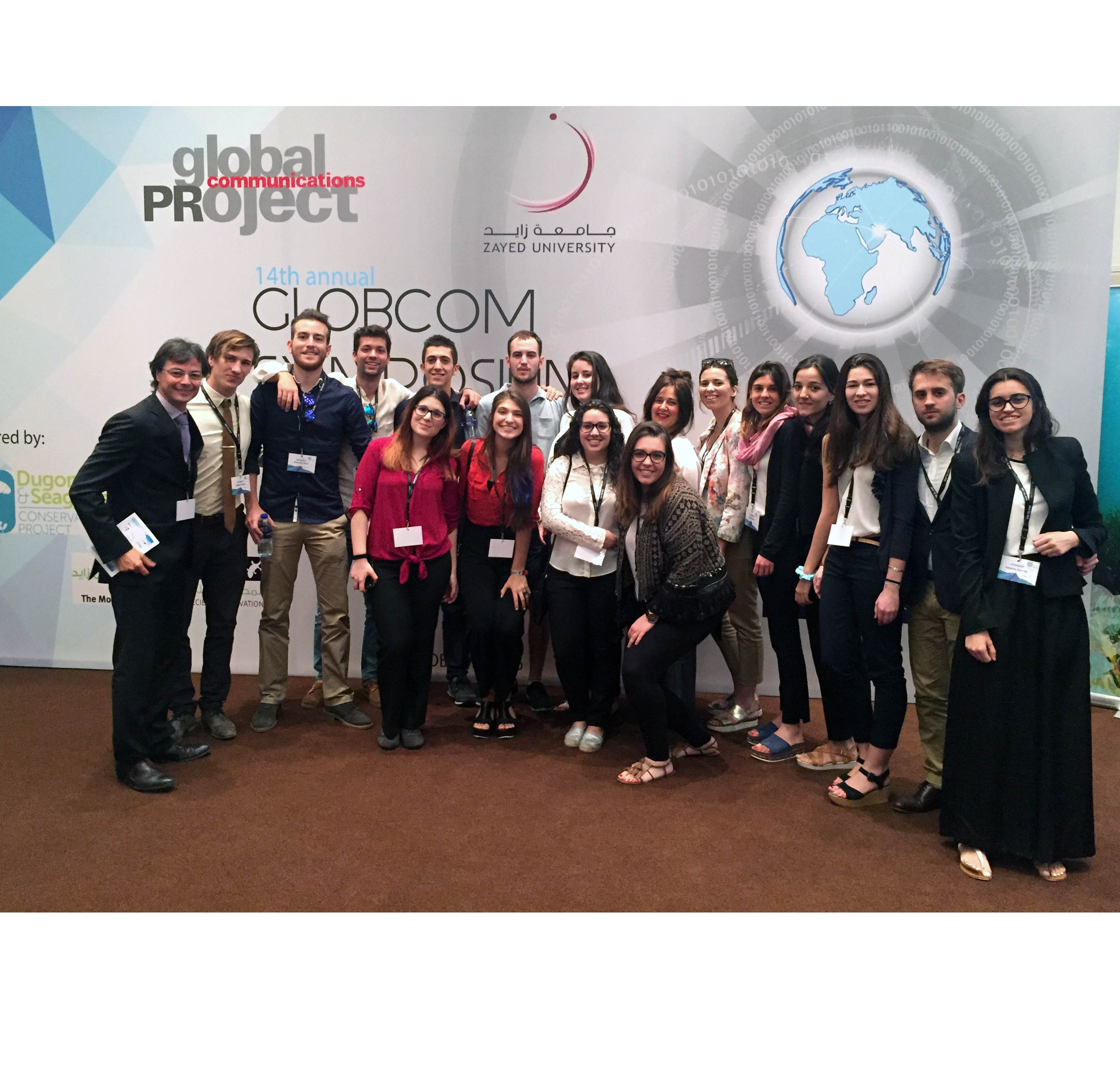 Students Participate in a Role Play in Abu Dhabi