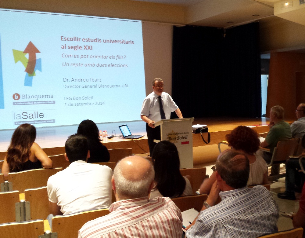 Blanquerna y La Salle participan en la jornada de profesores de la escuela Bon Soleil 