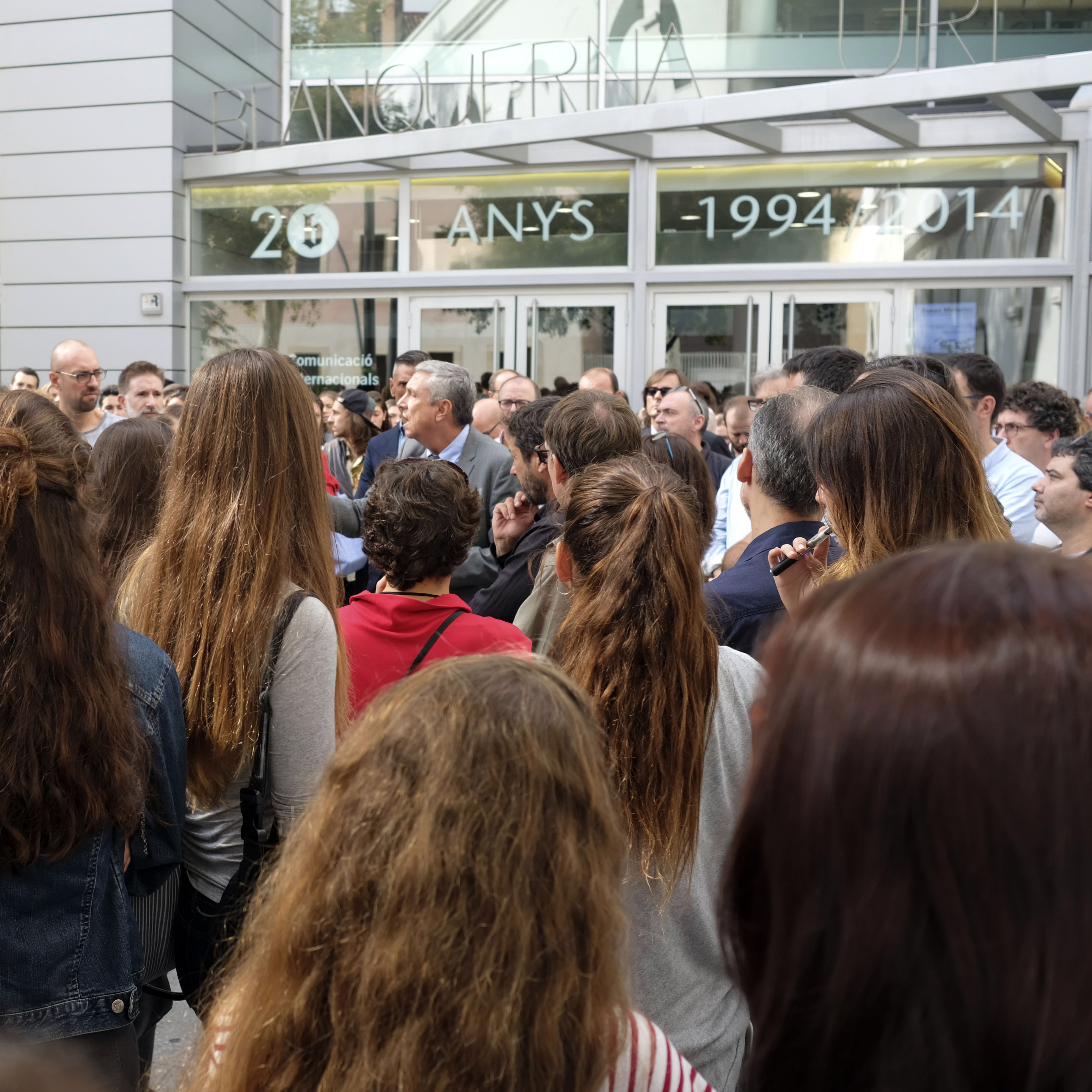 Blanquerna FCRI is taking part in the general strike 