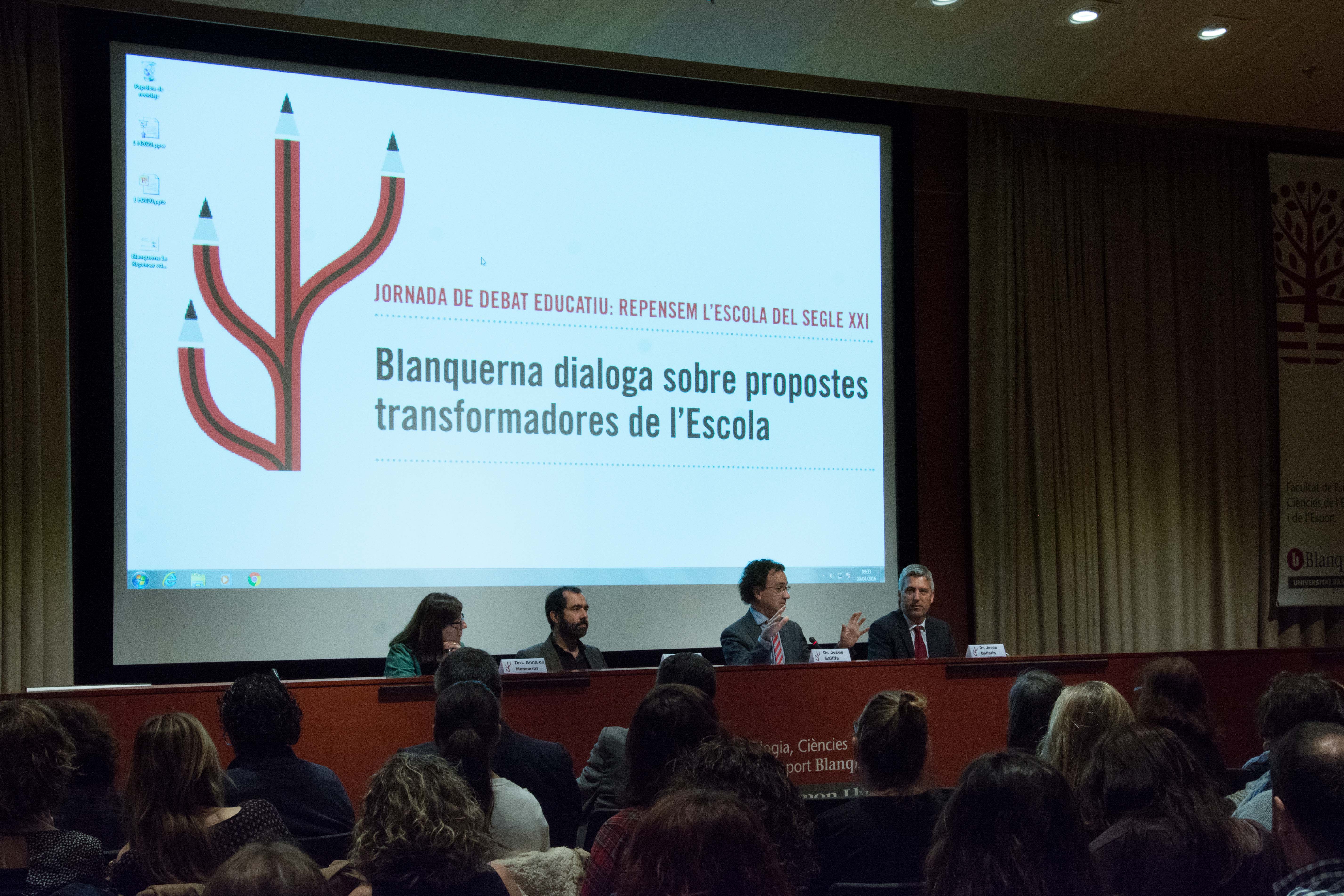 Inauguració de la “Jornada de Debat Educatiu: Repensem l’Escola del segle XXI”
