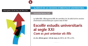 3a edición de las 'Sesiones de orientación universitaria'