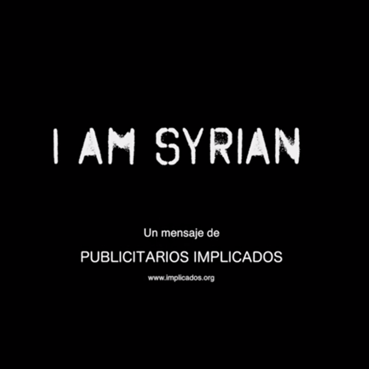 «I am Syrian III», nou vídeo de Publicitarios Implicados 