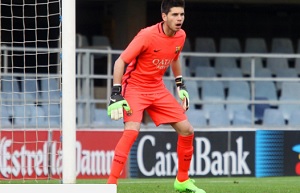El guardameta Sergi Puig, estudiante de Fisioterapia Blanquerna empieza la pretemporada con el Barça B