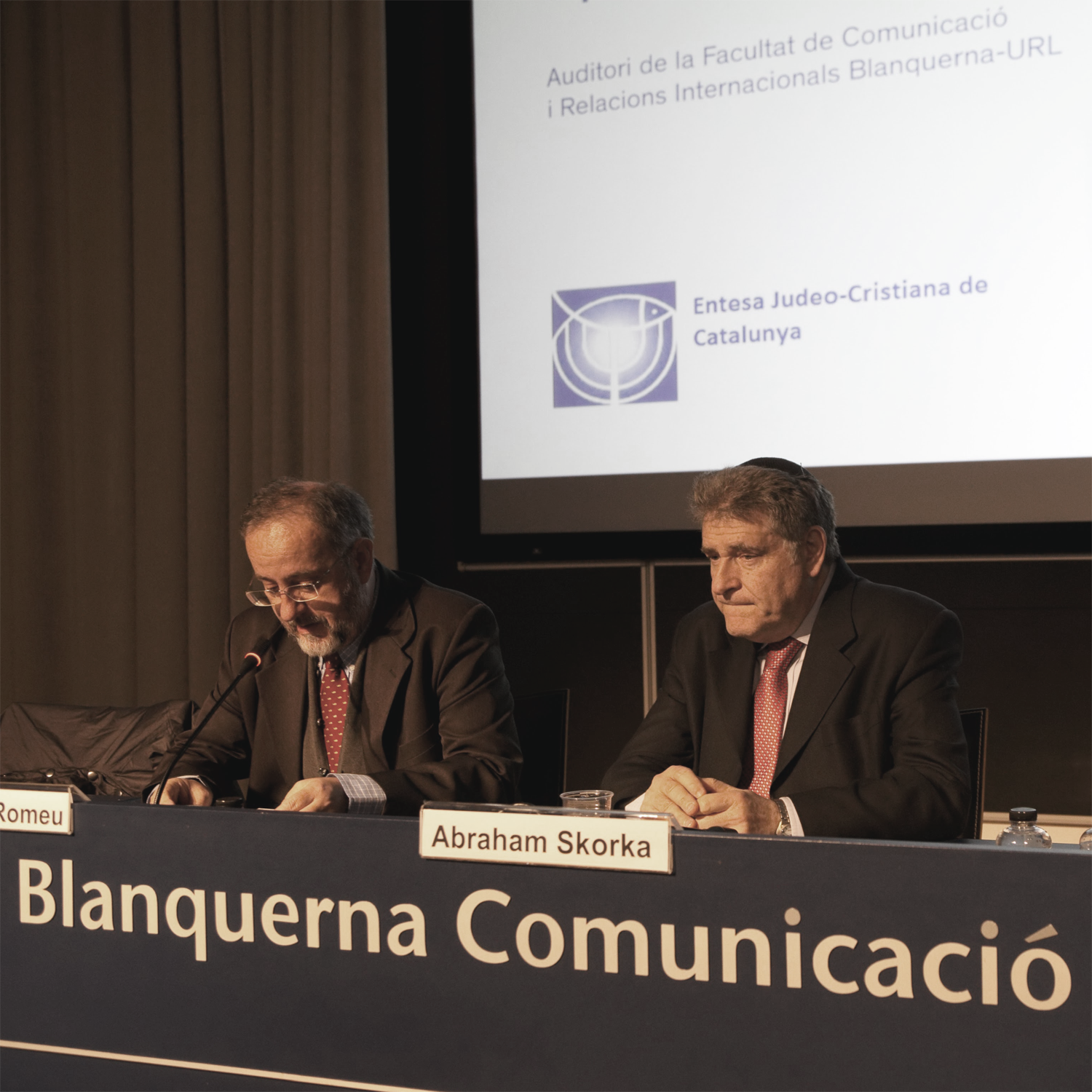 Conferència del rabí Abraham Skorka, amic personal del papa Francesc