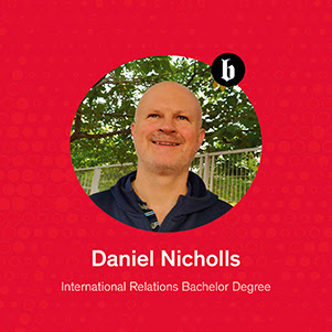 New professor, Daniel Nicholls