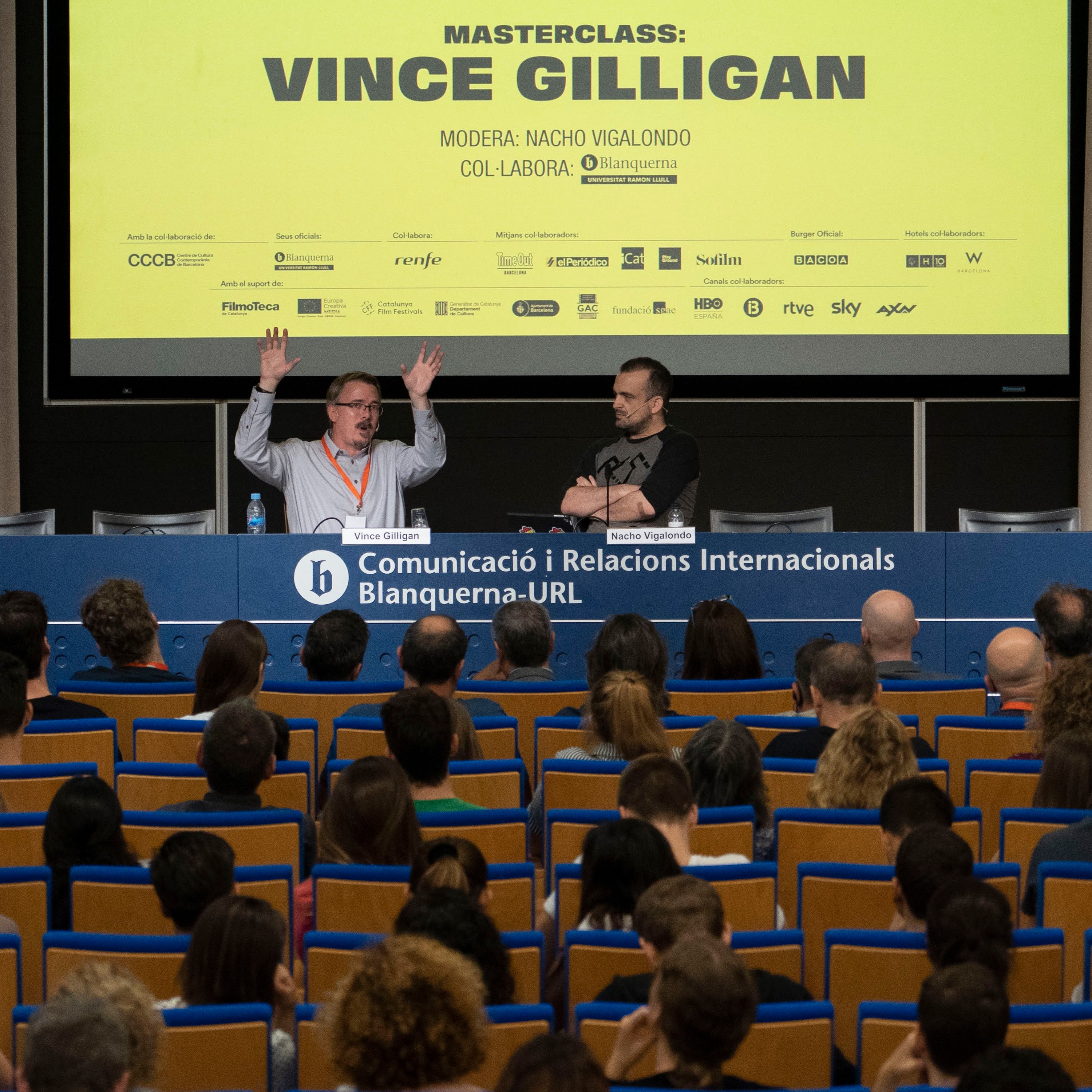 «Better Call Vince», una masterclass a Blanquerna
