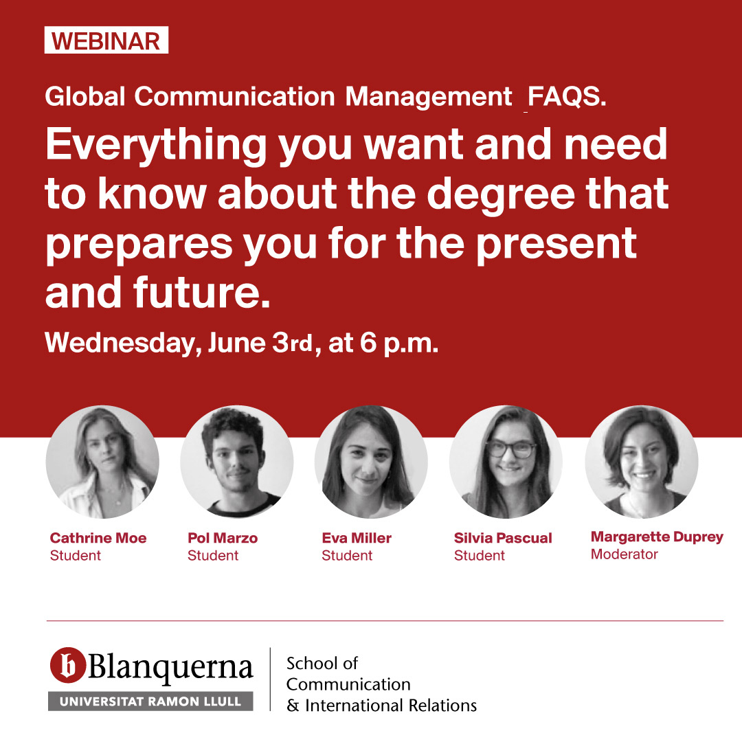 Nuevo webinar: Global Communication Management Degree FAQS, everything you need to know