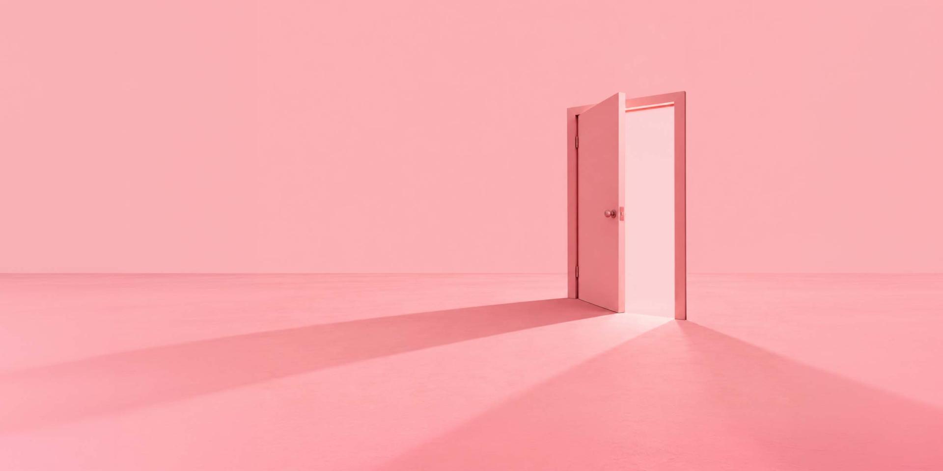 Una porta oberrta