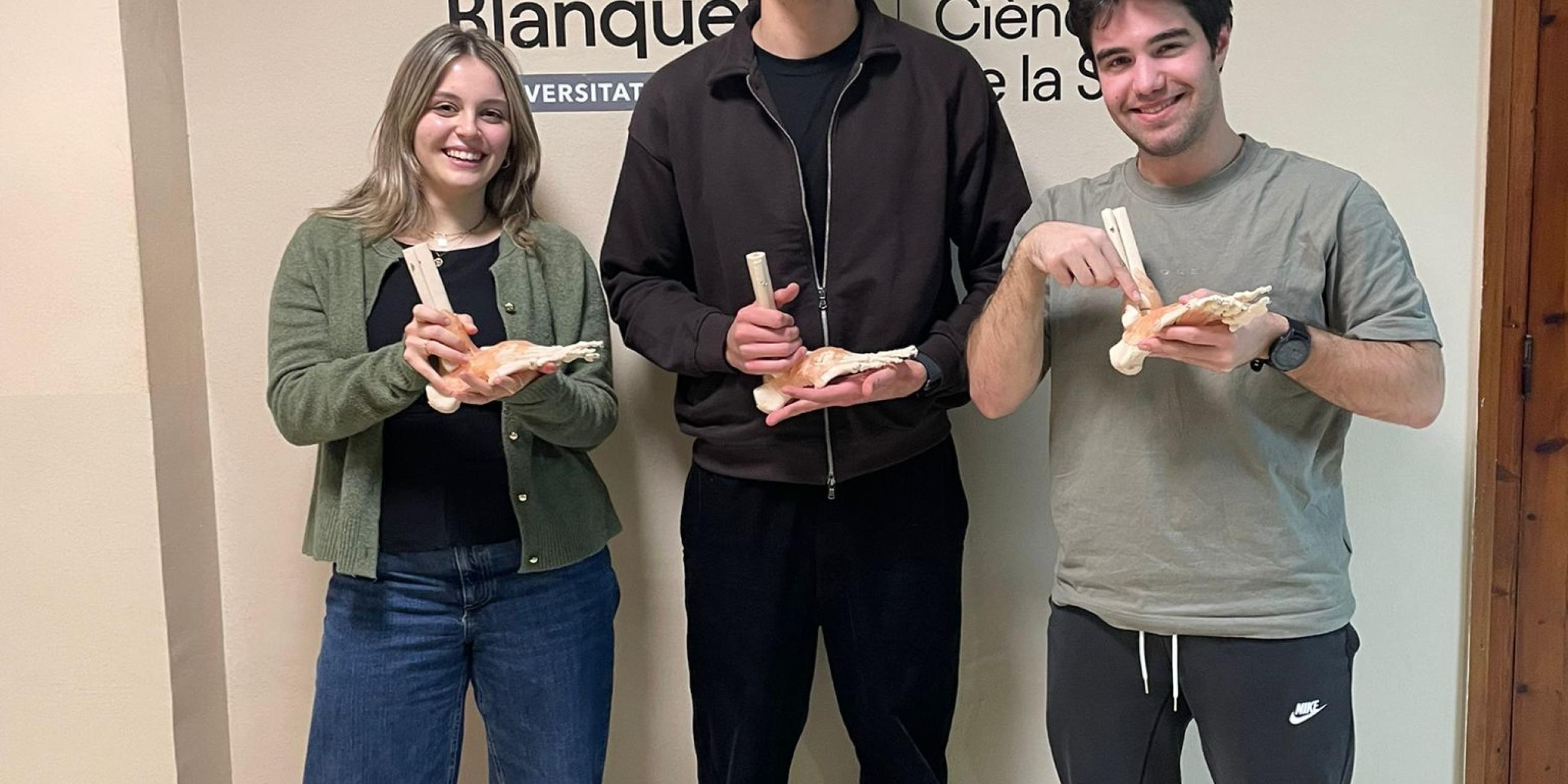 L'alumnat que ha fet de pacient