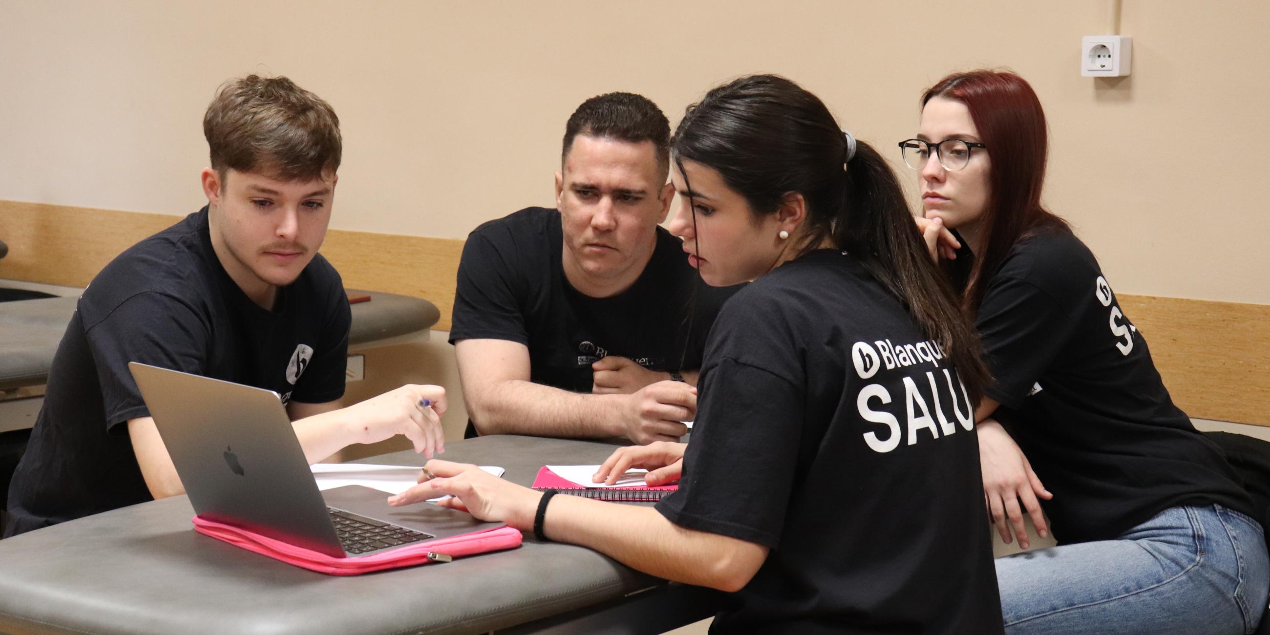 L'alumnat abans de la sessió