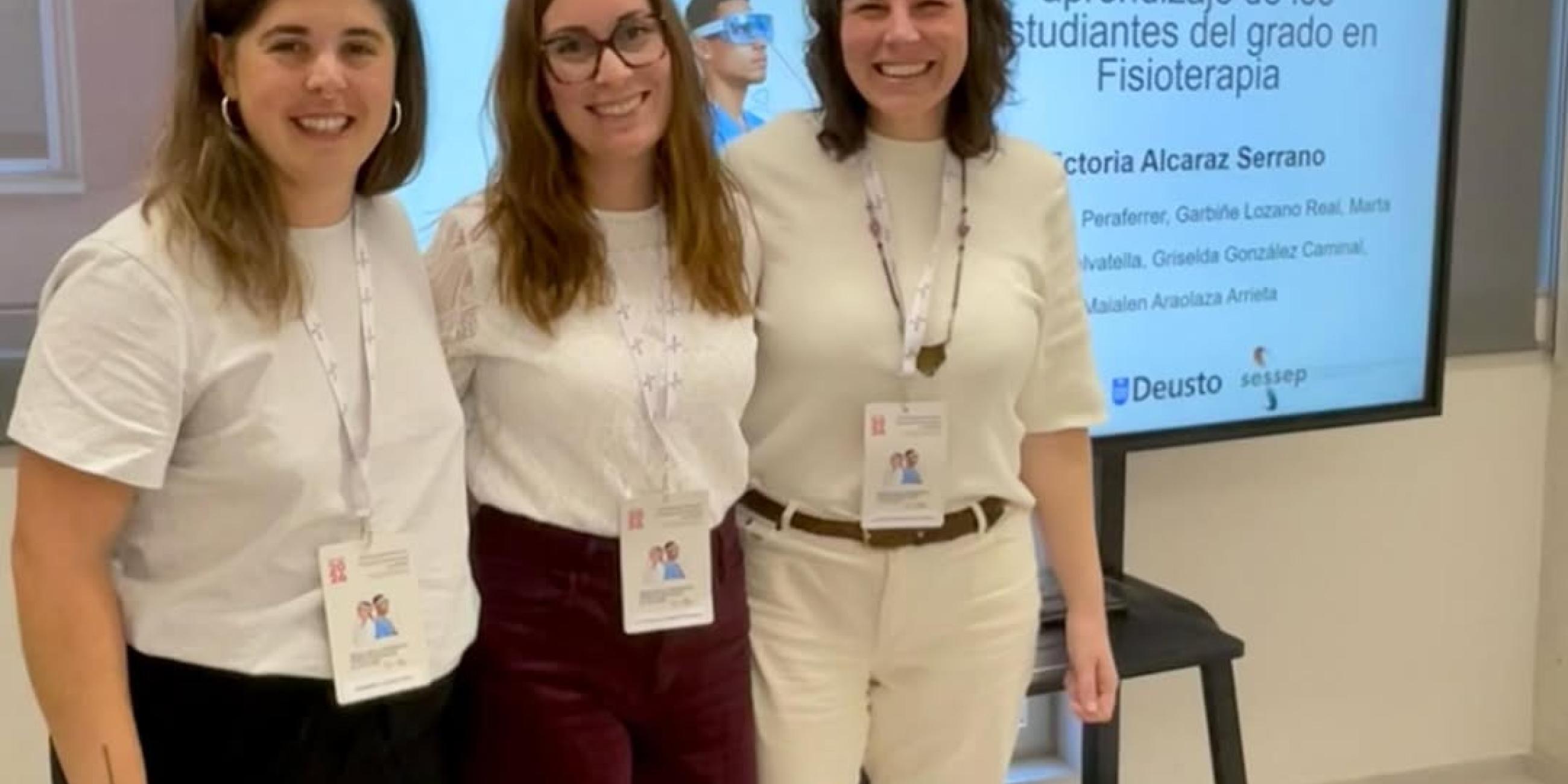 L'equip que va presentar el treball