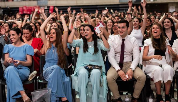 Alumnes a la Graduació Blanquerna 2019