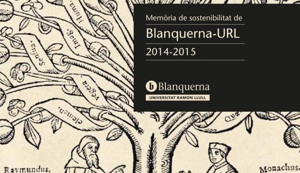 Portada Memòria Sosteniblitat 2014-15
