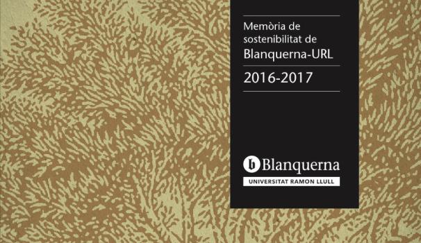 Portada Memòria Sosteniblitat 2016-17