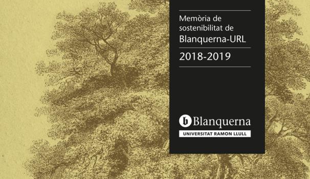 Portada Memòria Sosteniblitat 2018-19