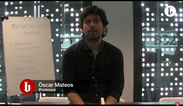 Òscar Mateos presenta La paz en las Relaciones Internacionales d'Oliver P. Richmond Booktube