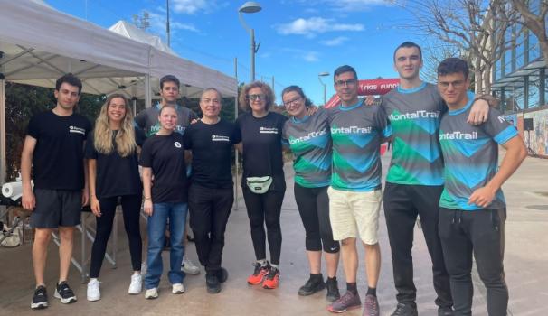 Estudiants del grau en Fisioteràpia de Blanquerna van realitzar el servei de fisioteràpia de la Montaltrail 2023