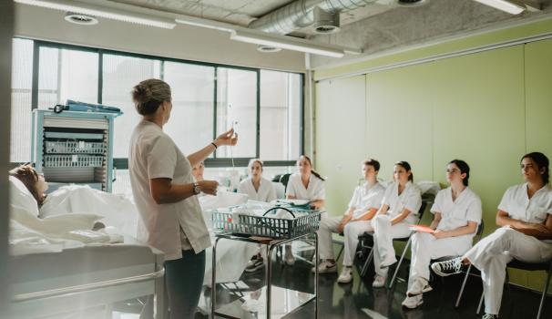 Classe infermeria simulació