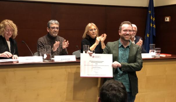James Bernard Skinner, premiat pel Col·legi Oficial de Doctors i Llicenciats en Filosofia i Lletres i en Ciències de Catalunya.