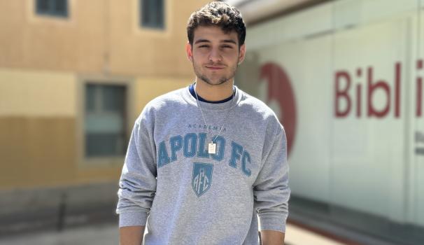 Jaume Ibars, estudiant de periodisme i actor