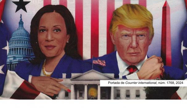 Expositor biblioteca FCRI Harris versus Trump