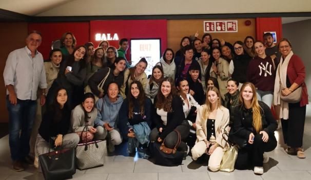 L'alumnat al cinema