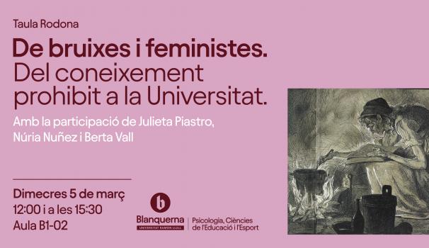 Cartell de bruixes i feministes, taula rodona