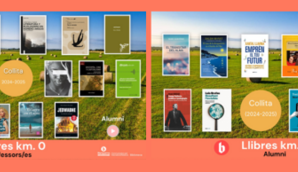 Expositor llibres km. 0 biblioteca FCRI