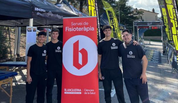 Els estudiants que van treballar al servei de Fisioteràpia de la Brama Stage Run 2025