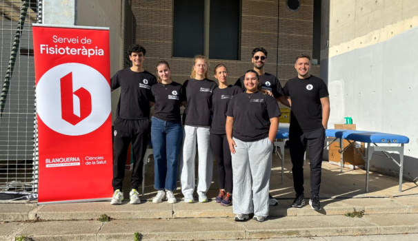 Alumnes de fisioteràpia voluntaris
