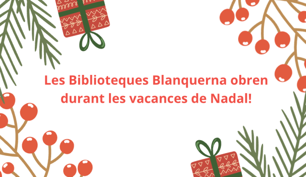 Calendari Nadal biblioteca