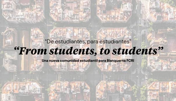 From students, to students