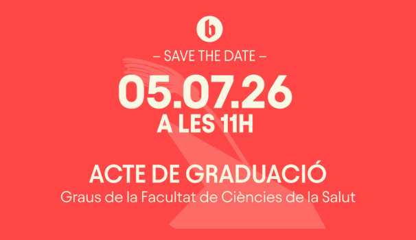 Save the date Acte de graduacio