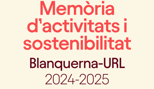 Memòria d’activitats i sostenibilitat 24-25