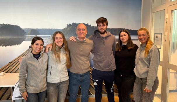 Grup que va assistir a l'experiència internacional