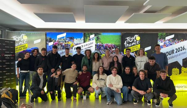 Tot el grup que va anar a la residencia blume
