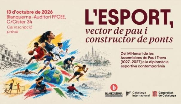 El grau en Relacions Internacionals i el grau en Sports Management organitzen una jornada que reunirà experts i representants d’institucions per explorar el potencial de l’esport com a eina de desenvolupament, diàleg i construcció de pau.