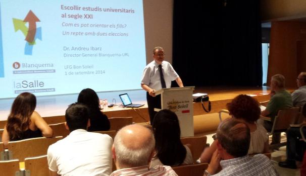 Blanquerna y La Salle participan en la jornada de profesores de la escuela Bon Soleil 