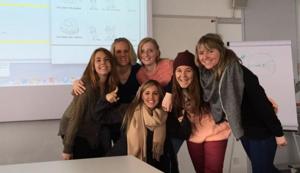 Tres alumnos y una profesora de la Facultad viajan a Suiza con el proyecto en investigación social PEERS